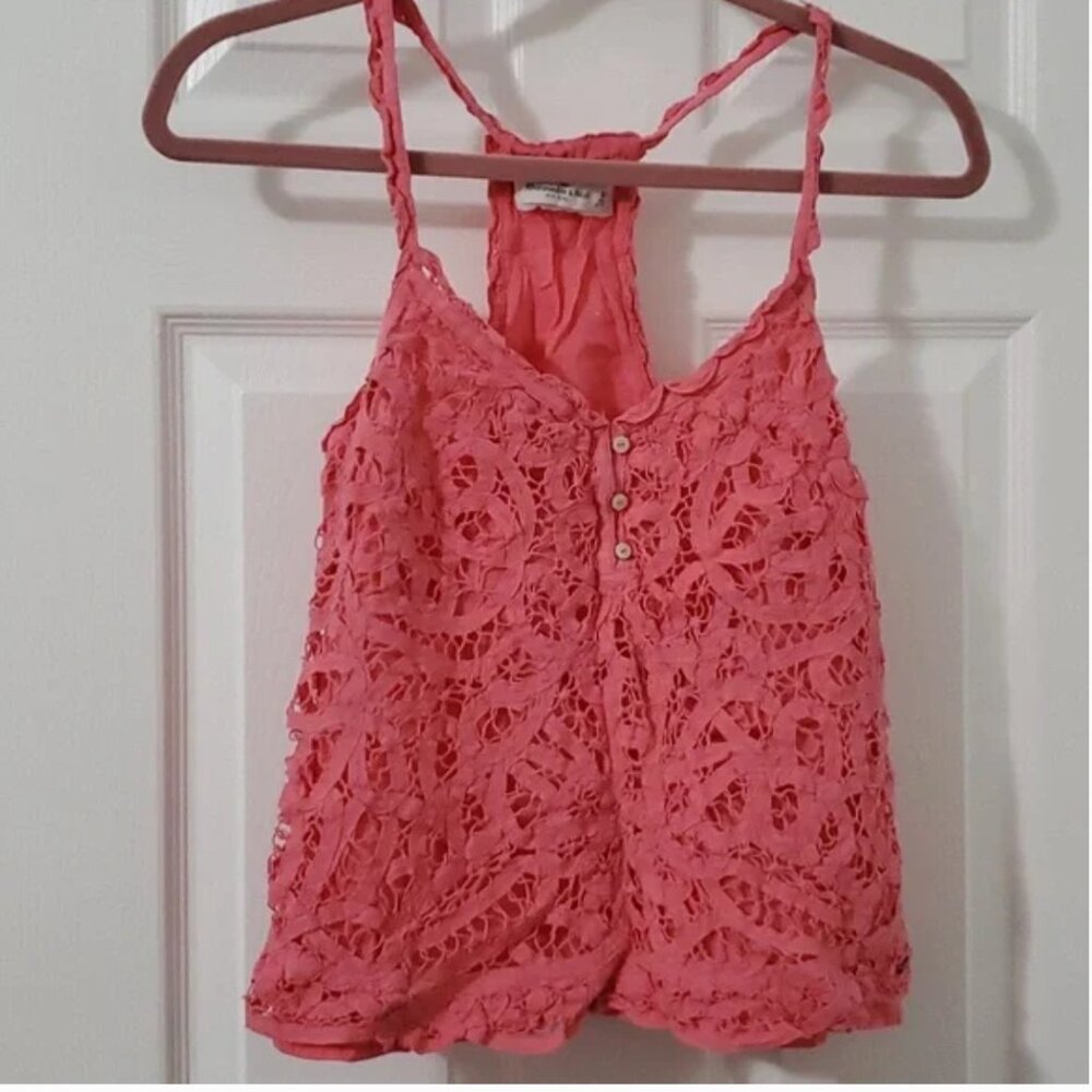 ABERCROMBIE & FITCH Floral Flower Tank Top